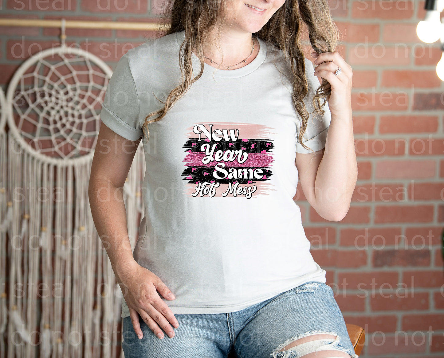 01-28  new year same hot mess Tee