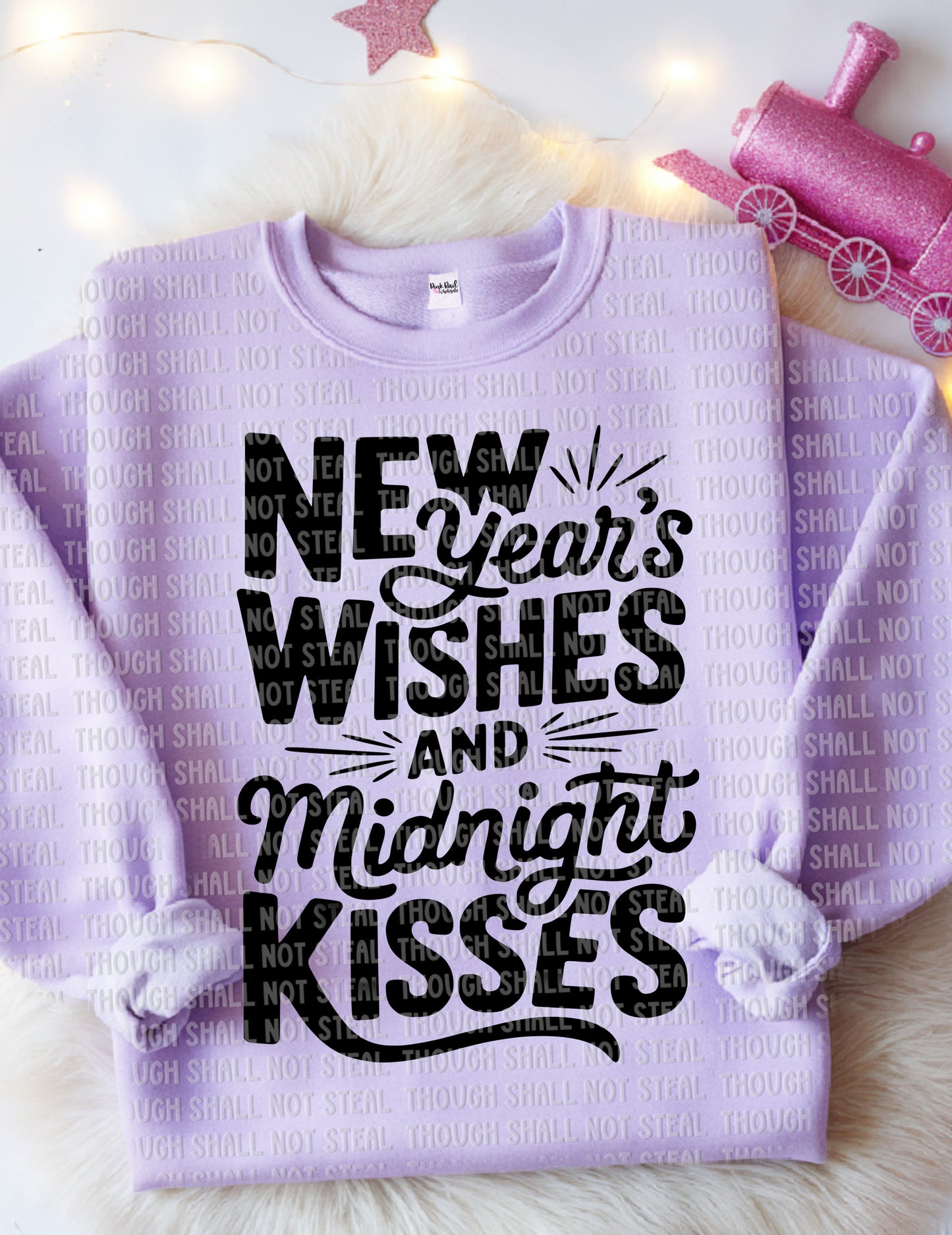 01-45 A New Year's Wishes and Midnight Kisses - Black tee