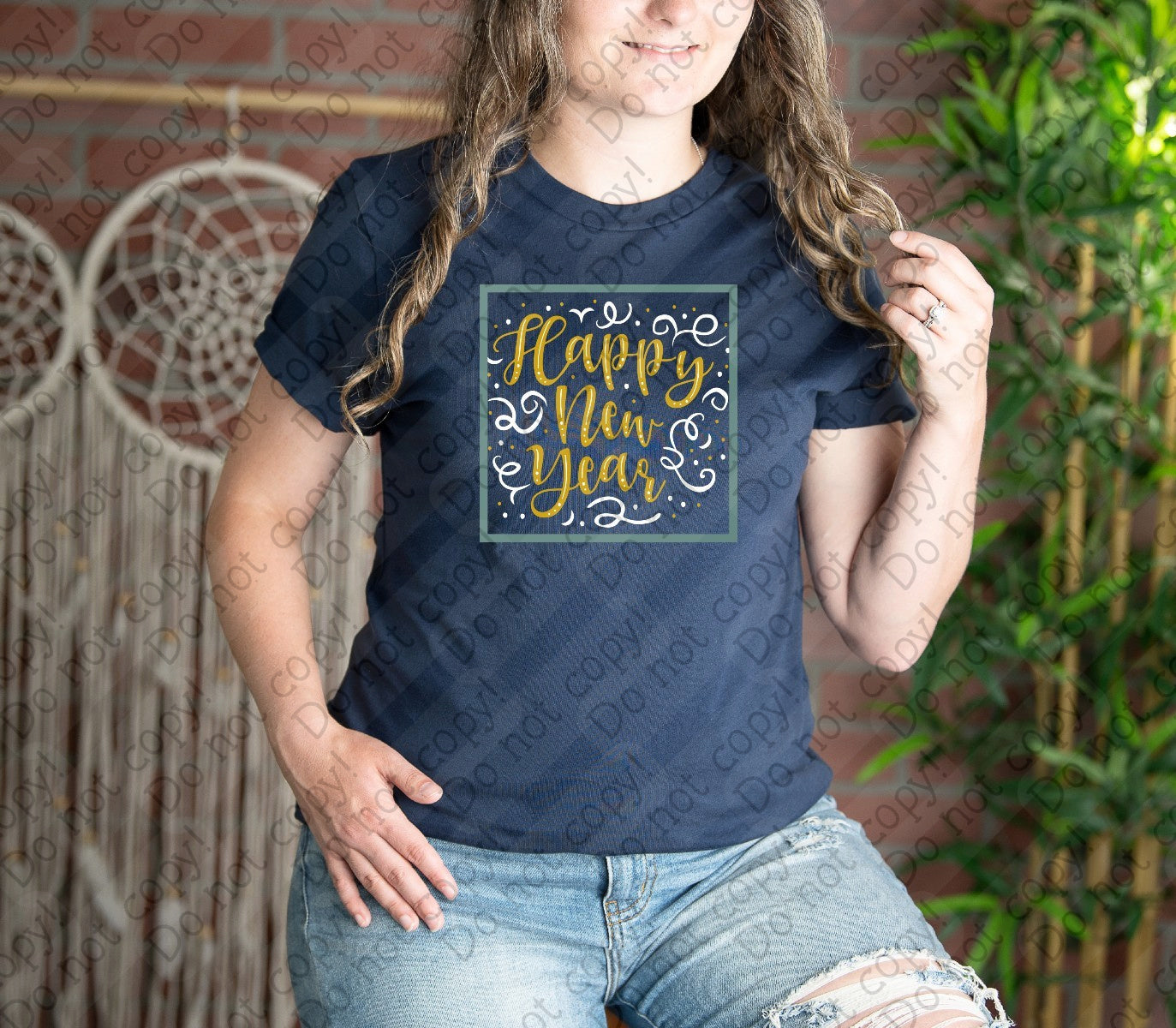 01-64 Happy New Year tee