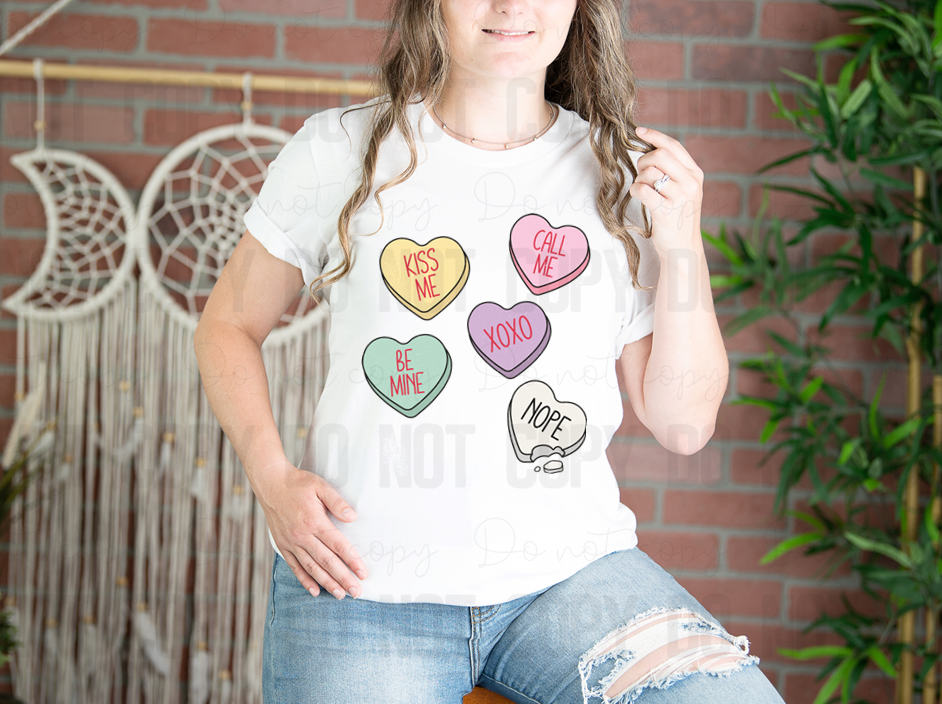 02-38 Candy Hearts Completed Tee