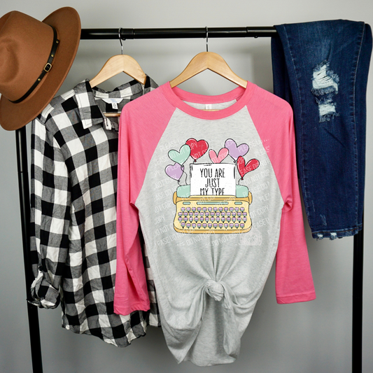 02-404 You Are Just My Type Tee