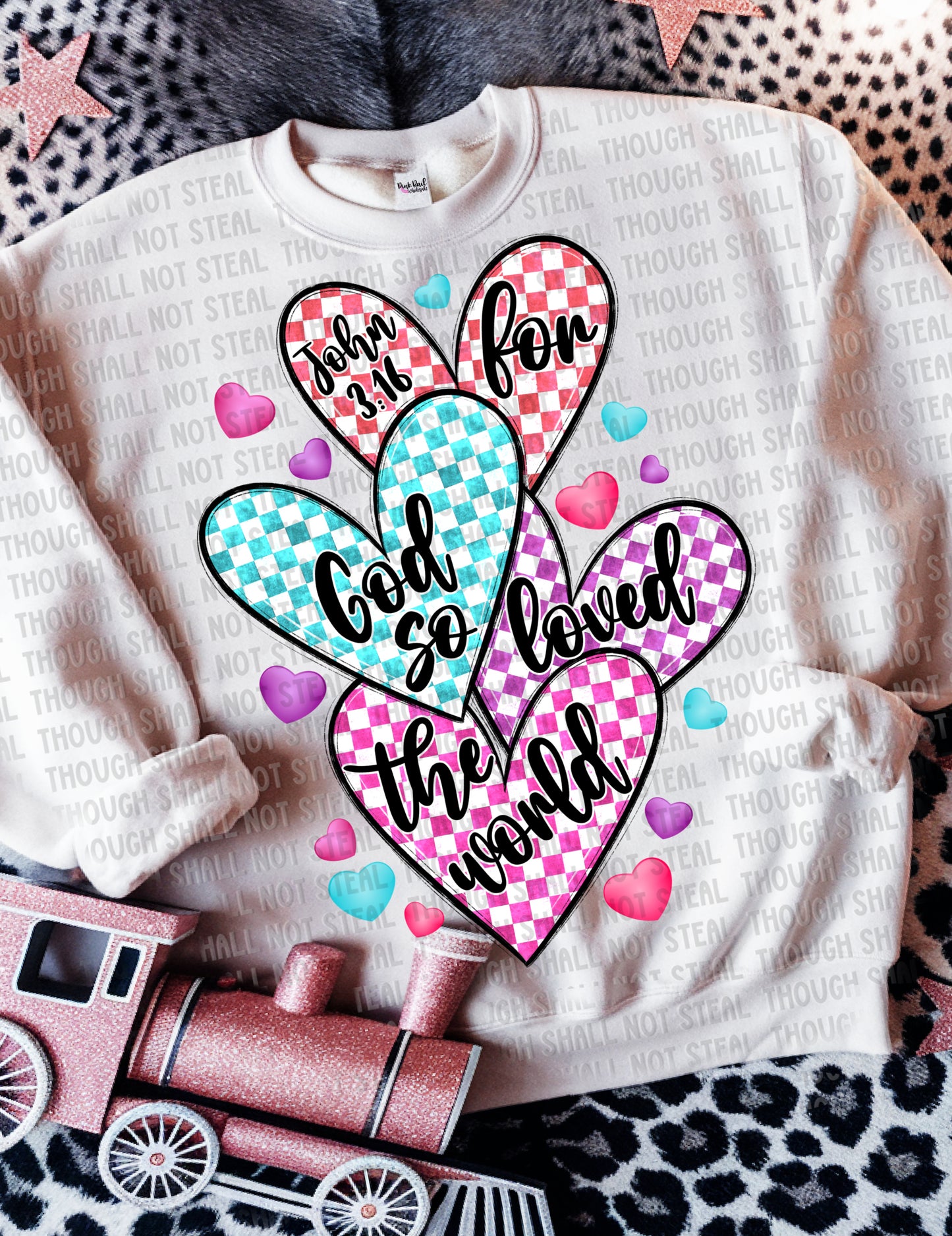 02-409 For God so Loved the World tee