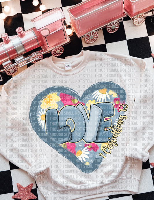 02-412 Love 1 Corinthians 13 tee