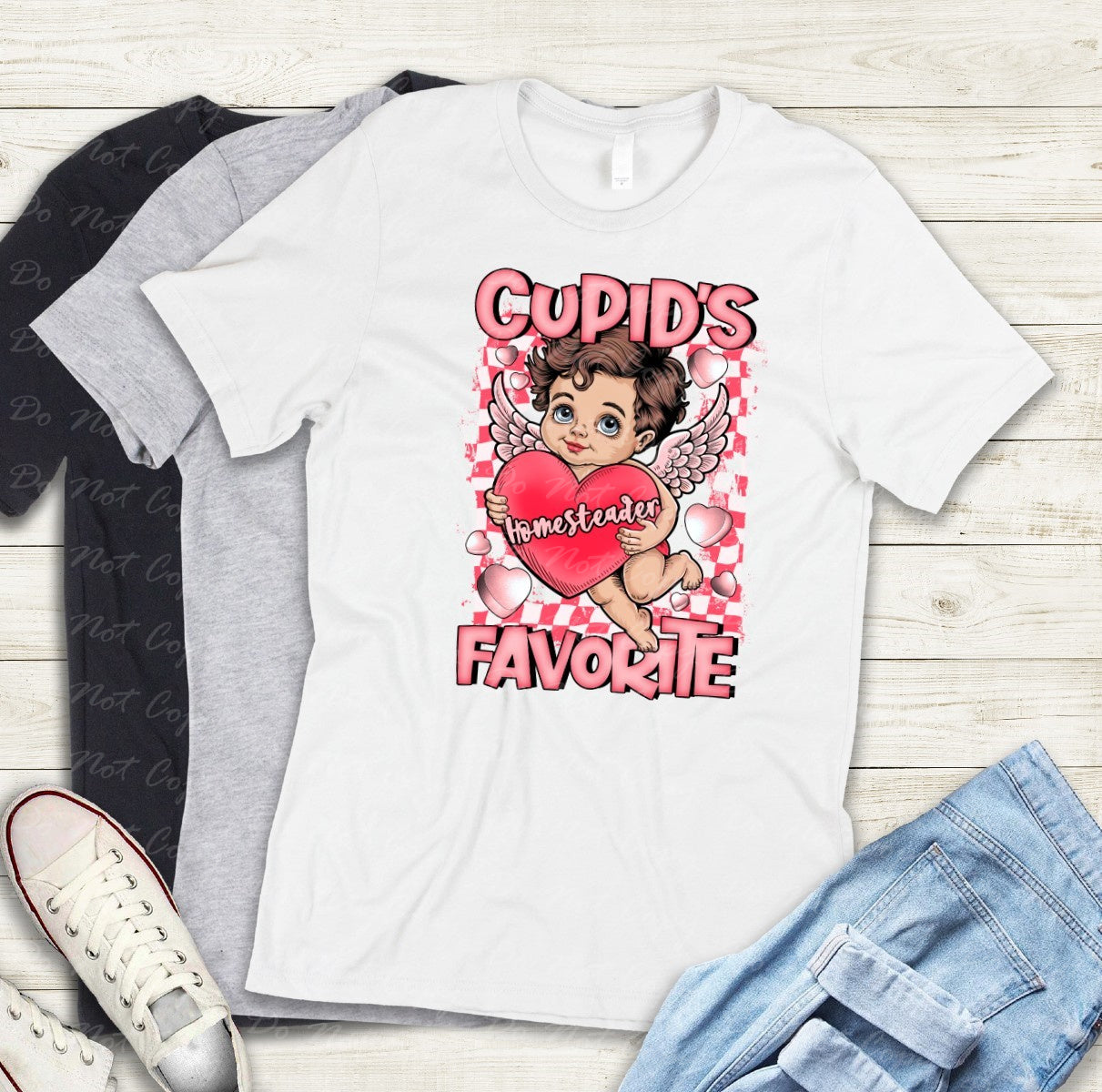 02-422 1 Cupid's Favorite Homesteader tee