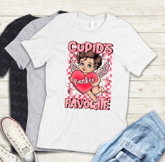 02-422 F Cupid's Favorite Banker tee