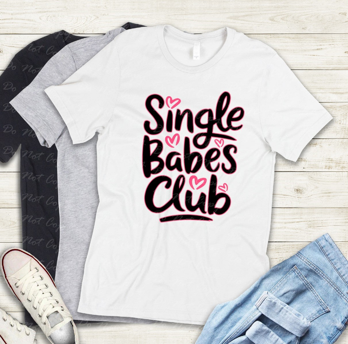 02-431 Single Babes Club tee