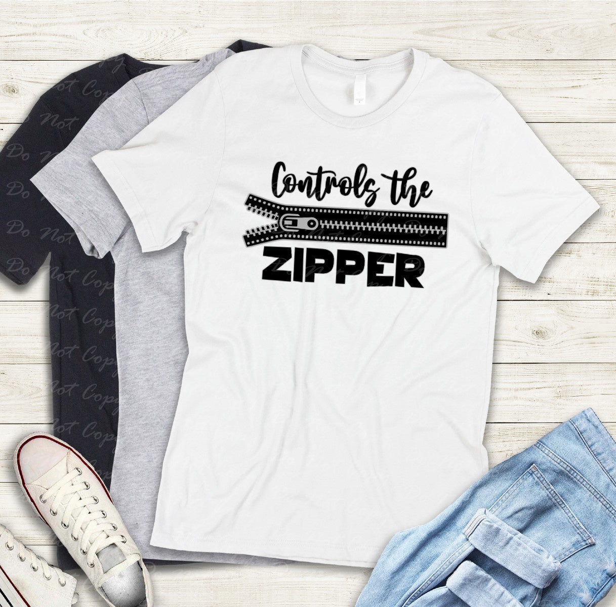 02-439 A Master of the Zipper tee