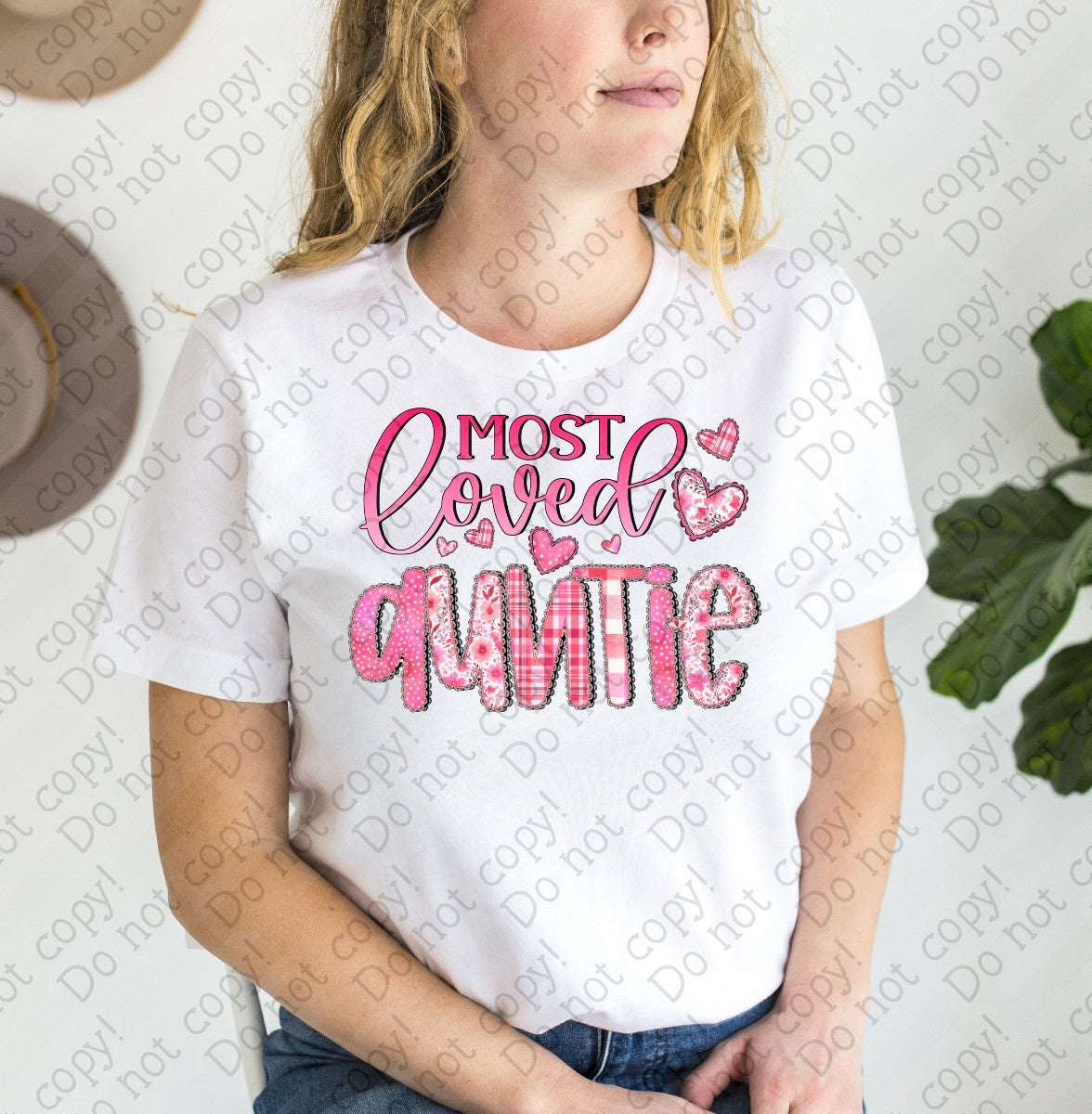 02-447 A Most Loved Auntie tees