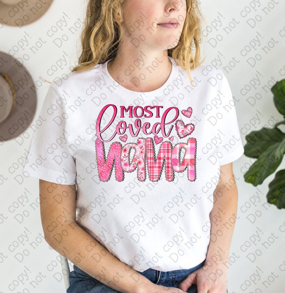 02-447 L Most Loved Nana tees