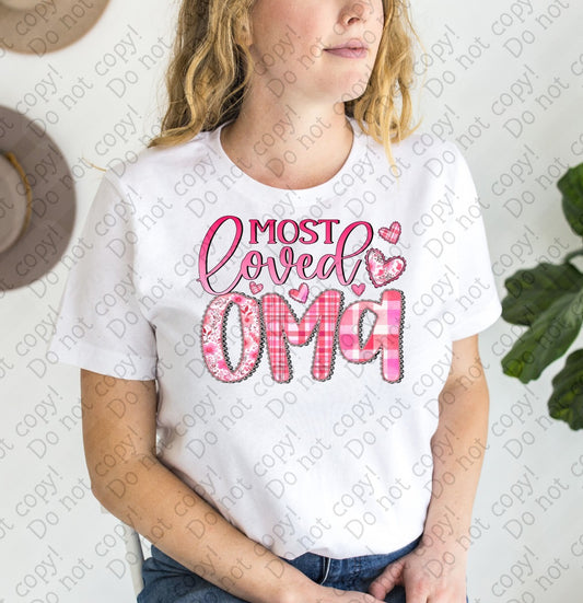 02-447 M Most Loved Oma tees