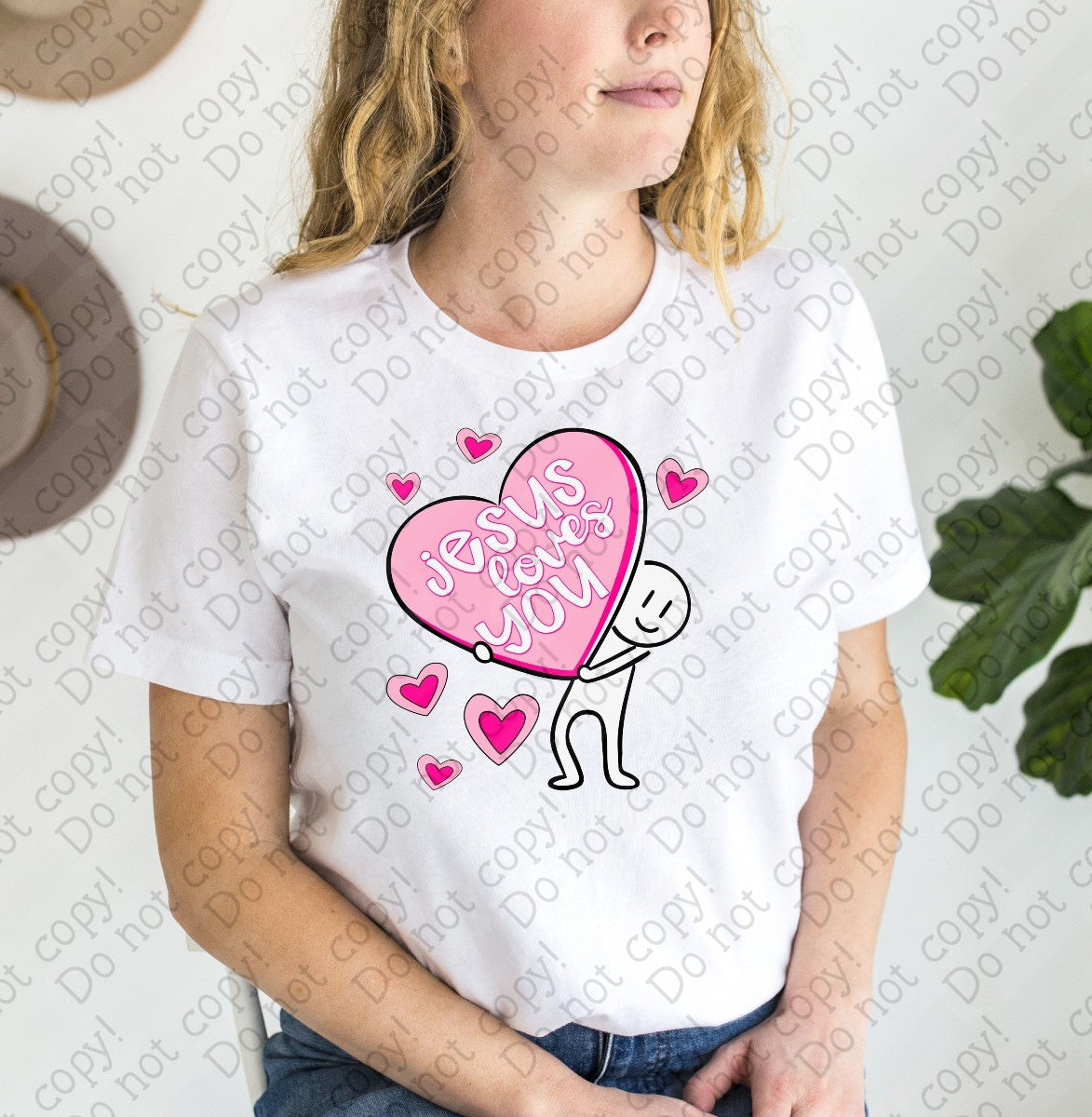 02-450 Jesus Loves You tees