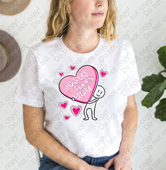 02-450 Jesus Loves You tees