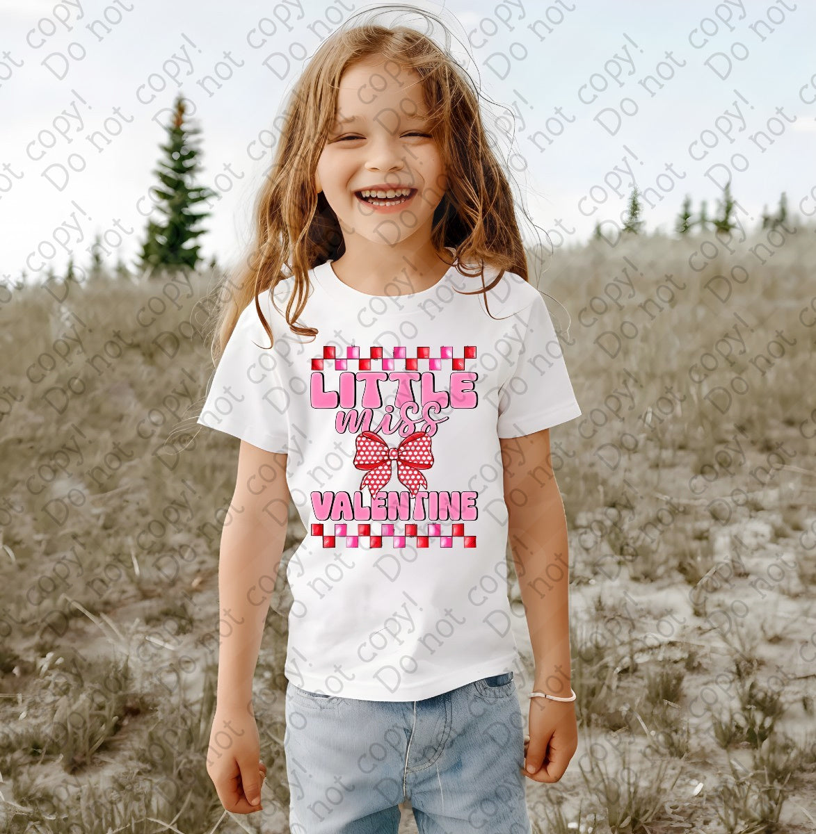 02-451 A Little Miss Valentine tees