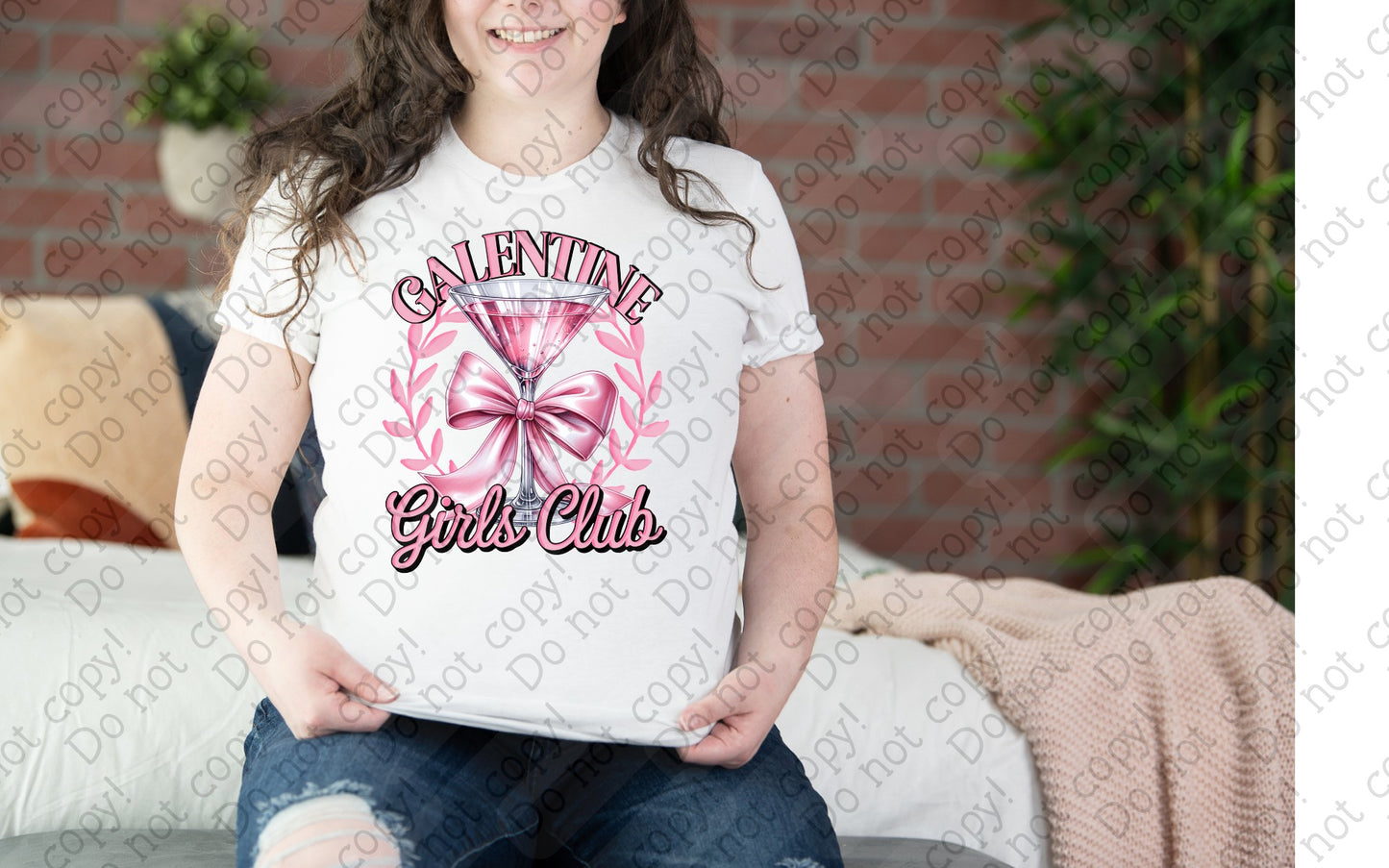 02-456 Galentine Girls Club tee