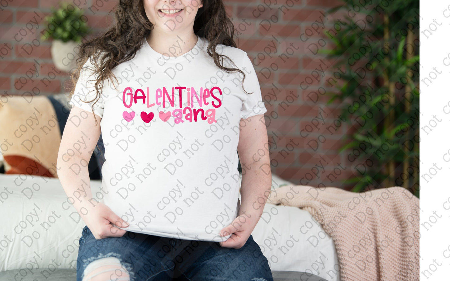 02-457 A Galentine_s Gang tee