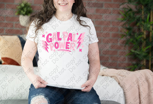 02-461 A Solid - Gal Pal Power tee