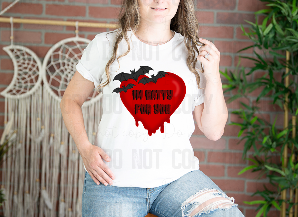 02-46 I'm Batty for you tee