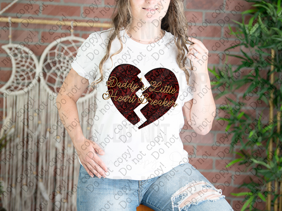 02-470 Daddy's Little Heartbreaker Tee