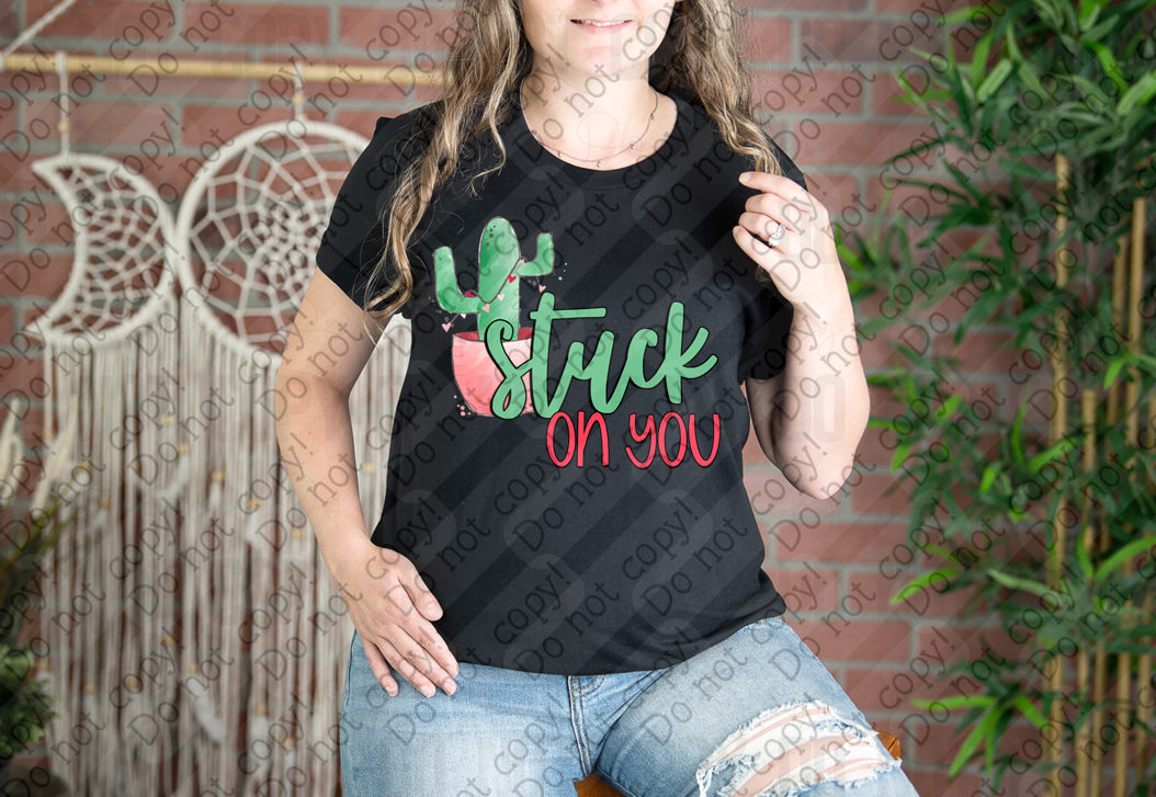 02-476 Stuck on You Cactus Tee