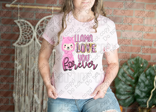 02-481 Llama Love You Forever Tee