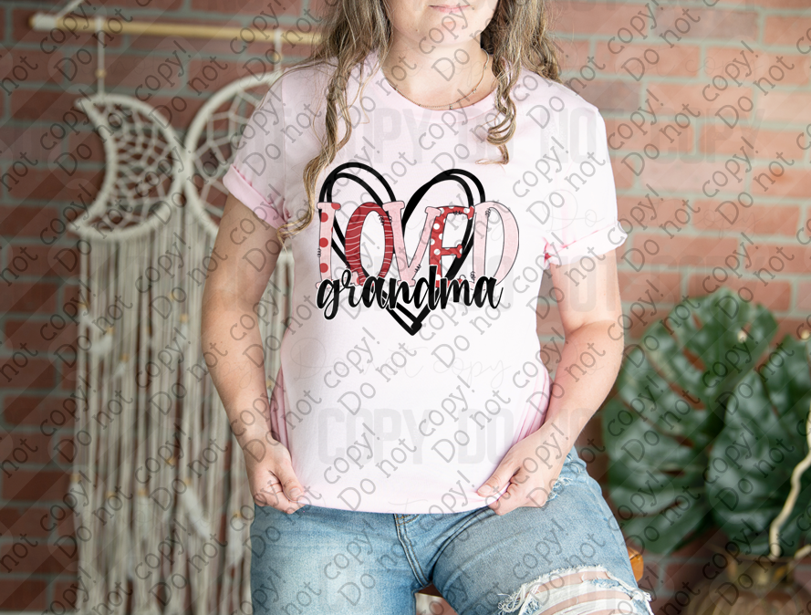02-491 Loved Grandma Tee