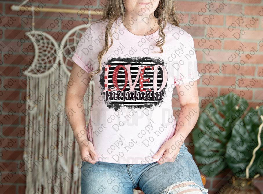 02-505 Loved MomMom tee
