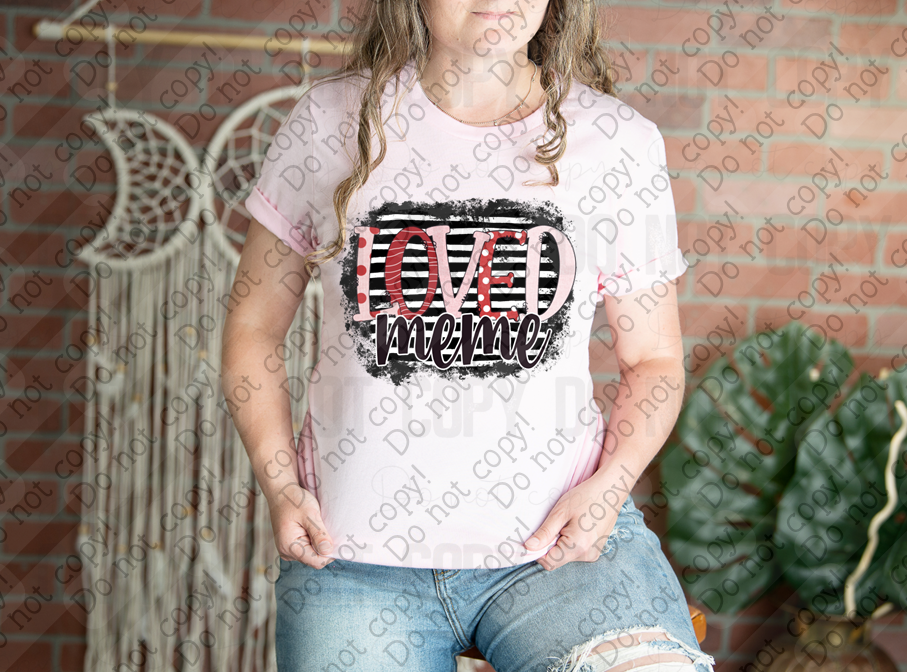 02-507 Loved Meme tee