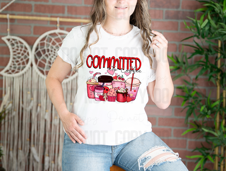 02-56 committed to coffee tee