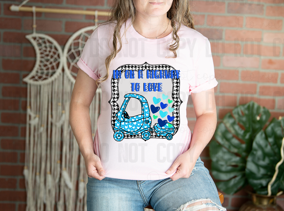 02-72 I'm on a highway to love tee