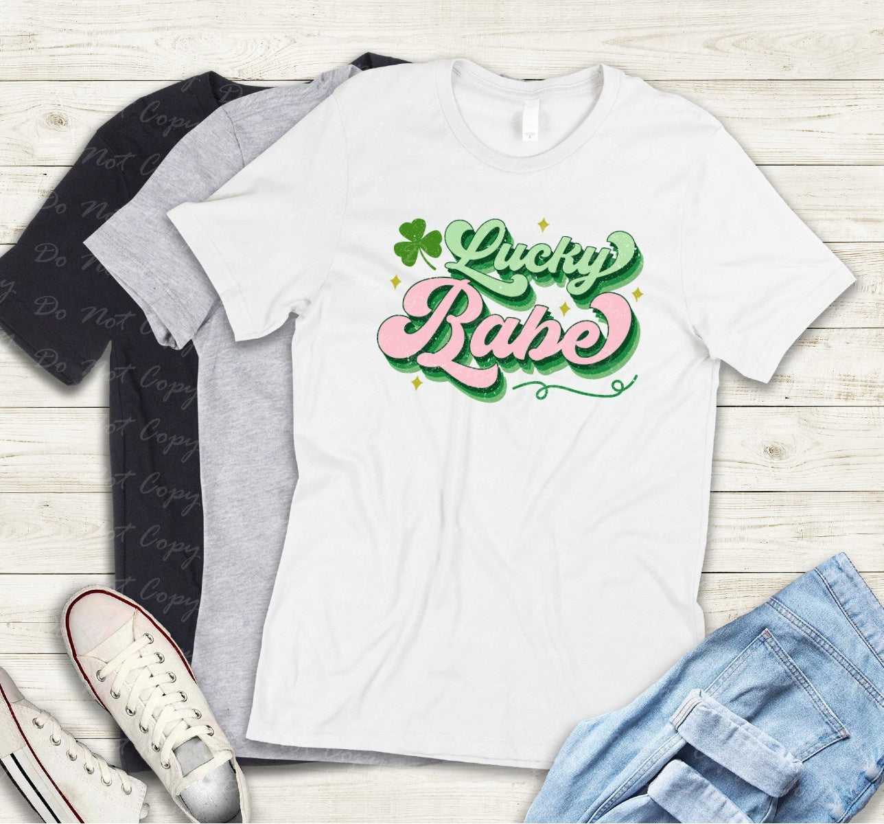 03-112 Lucky Babe tee