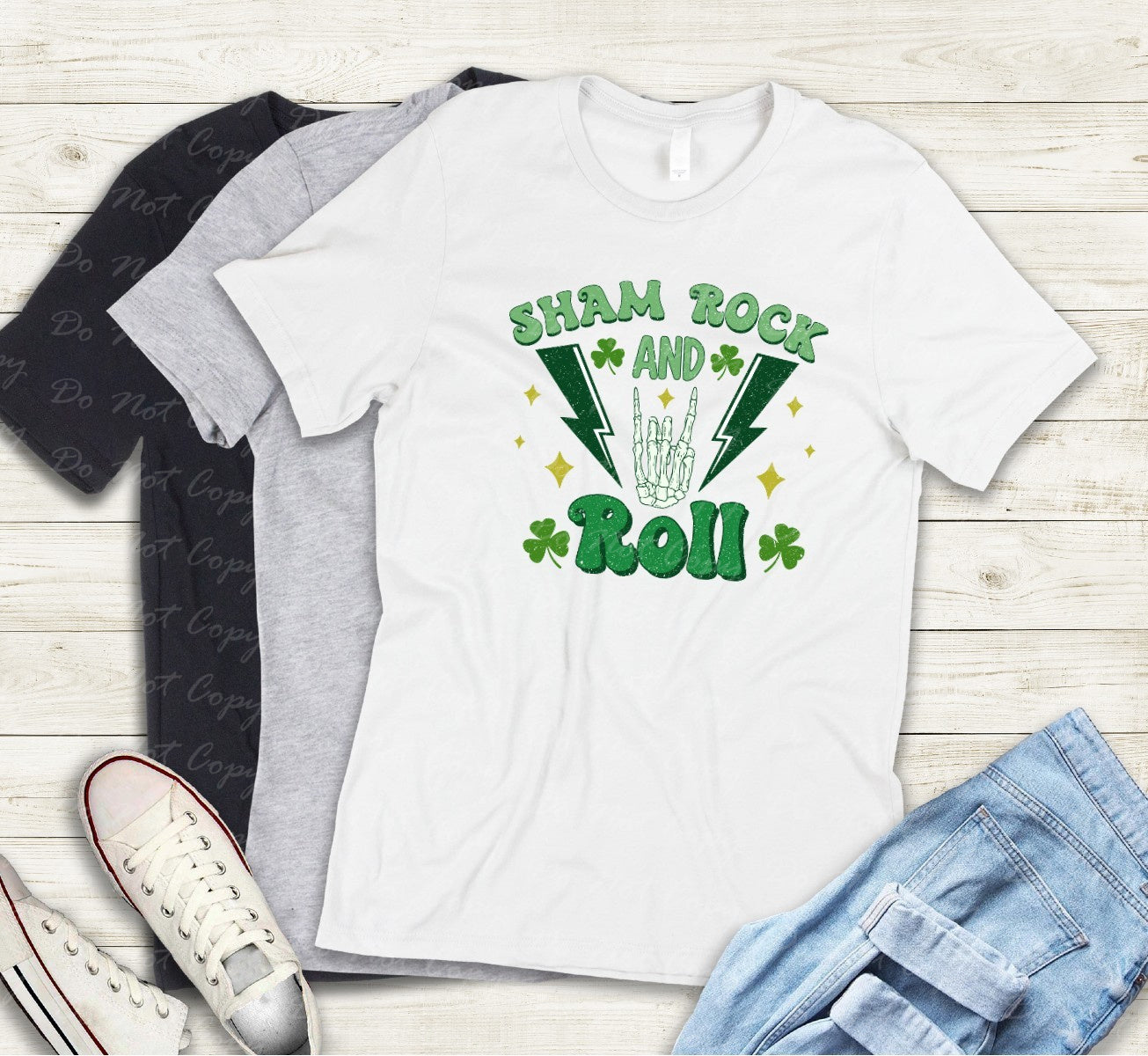 03-120 Sham Rock and Roll tee