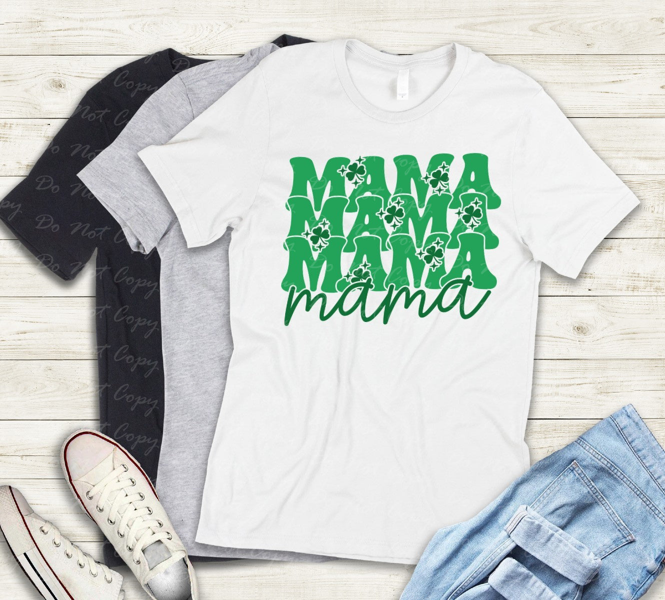03-143 Mama St. Patrick's Day tee