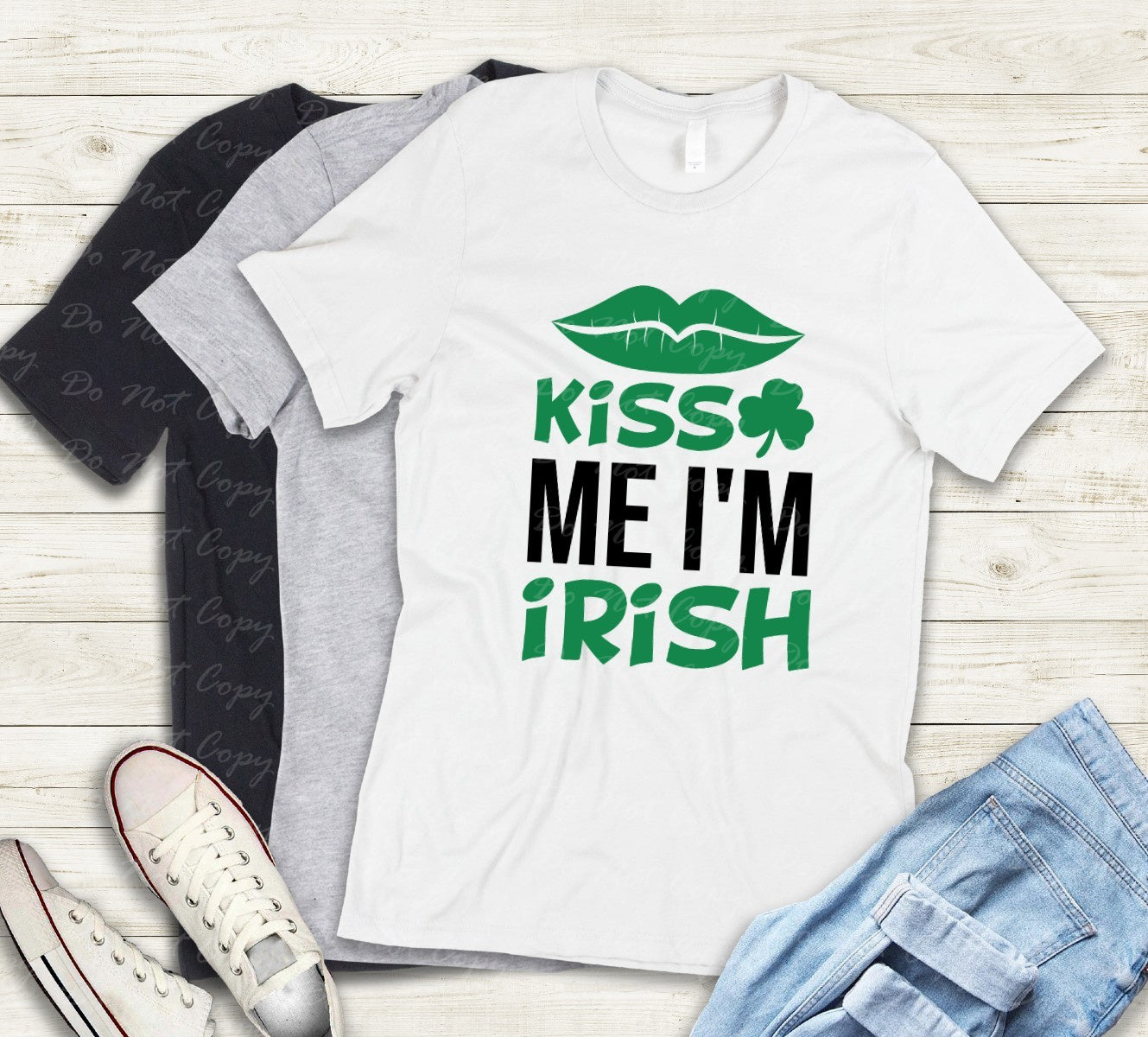 03-149 Kiss Me I'm Irish tee
