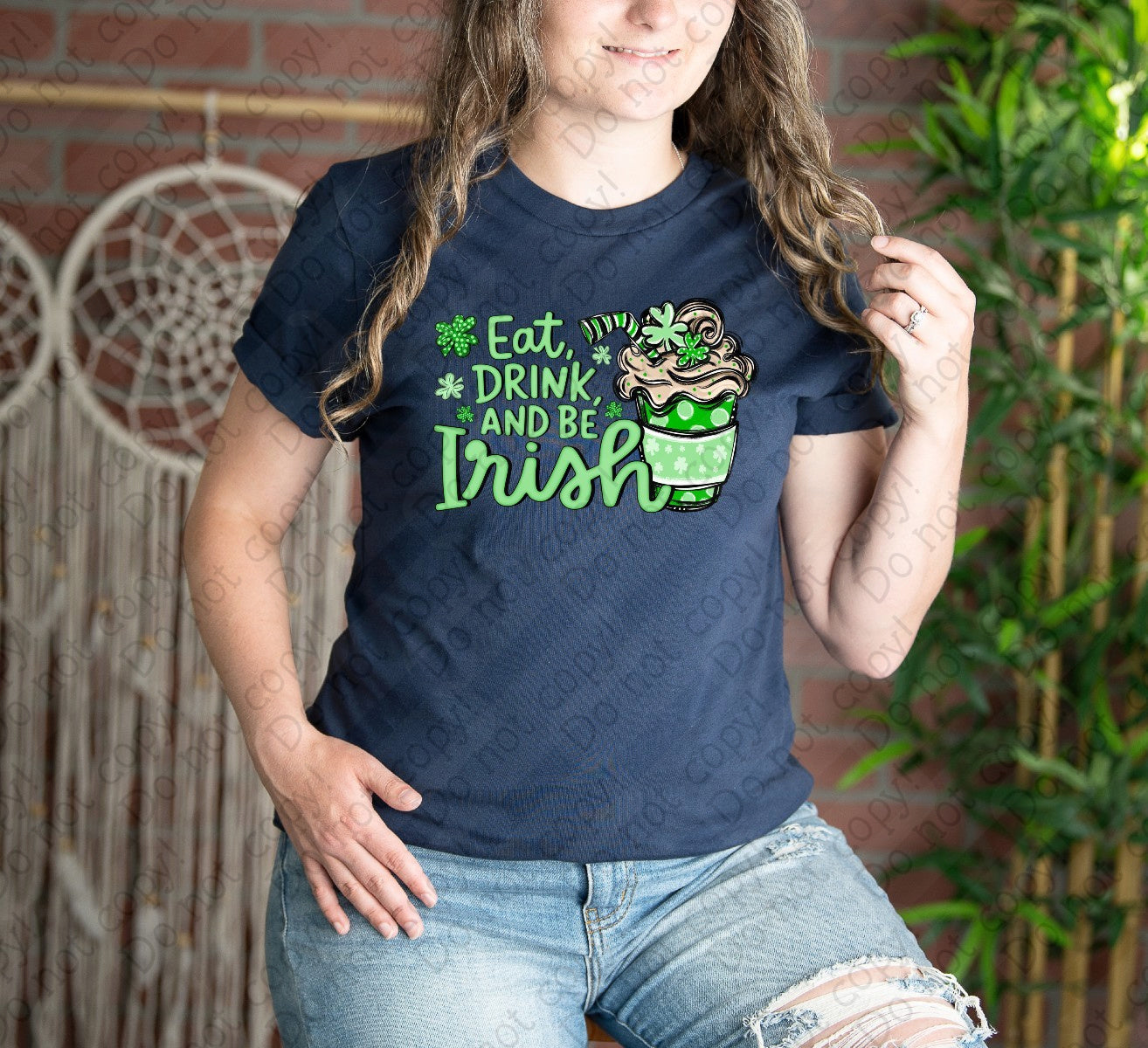 03-156 Eat, Drink and be Irish tee