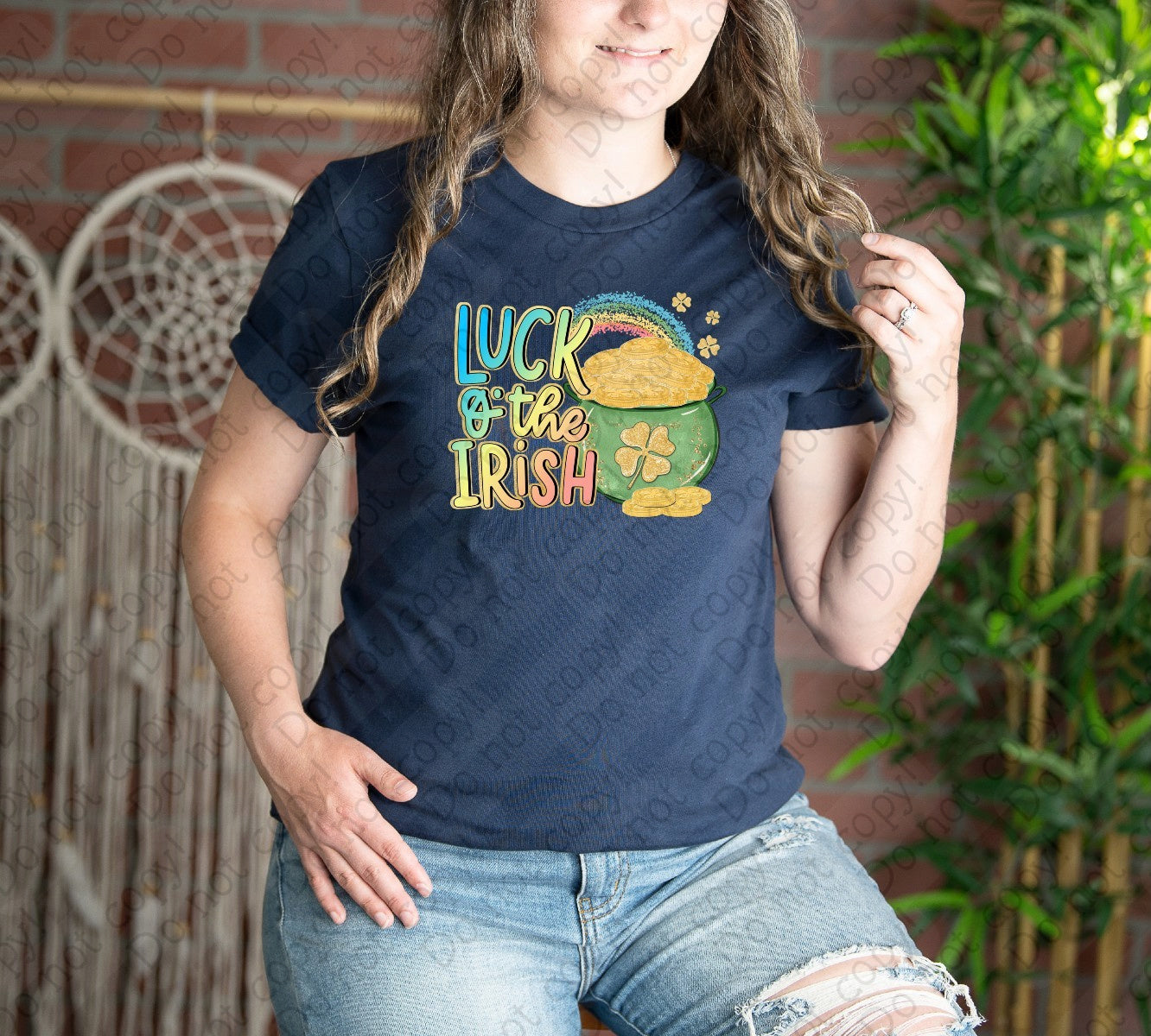 03-159 Luck o the Irish tee
