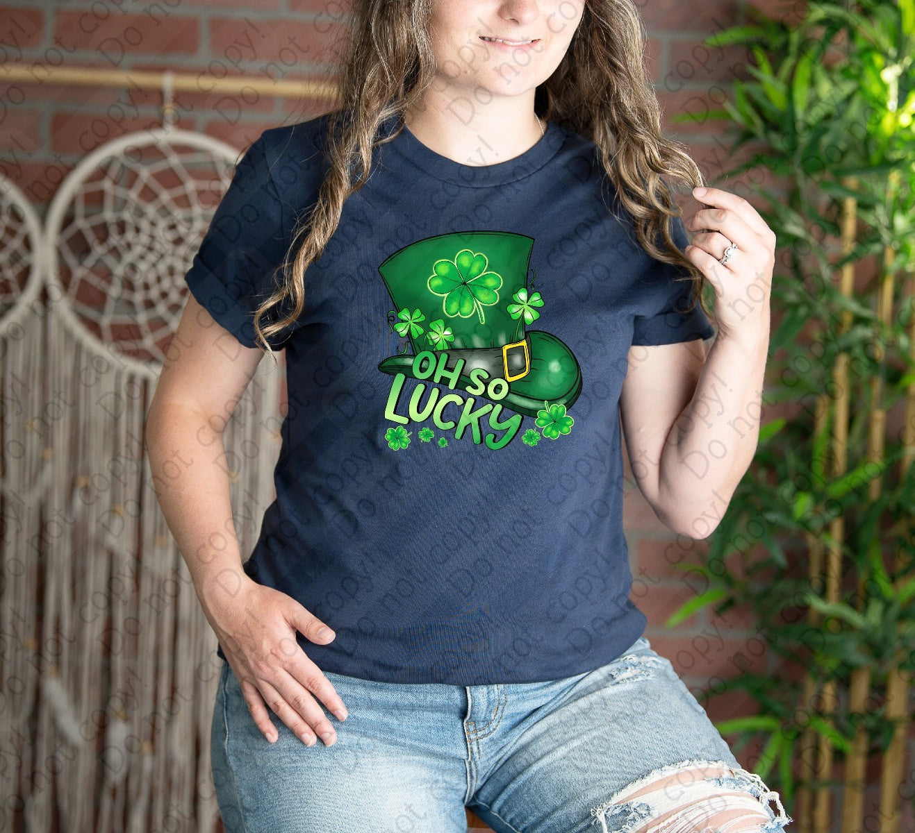 03-162 Oh so lucky tee