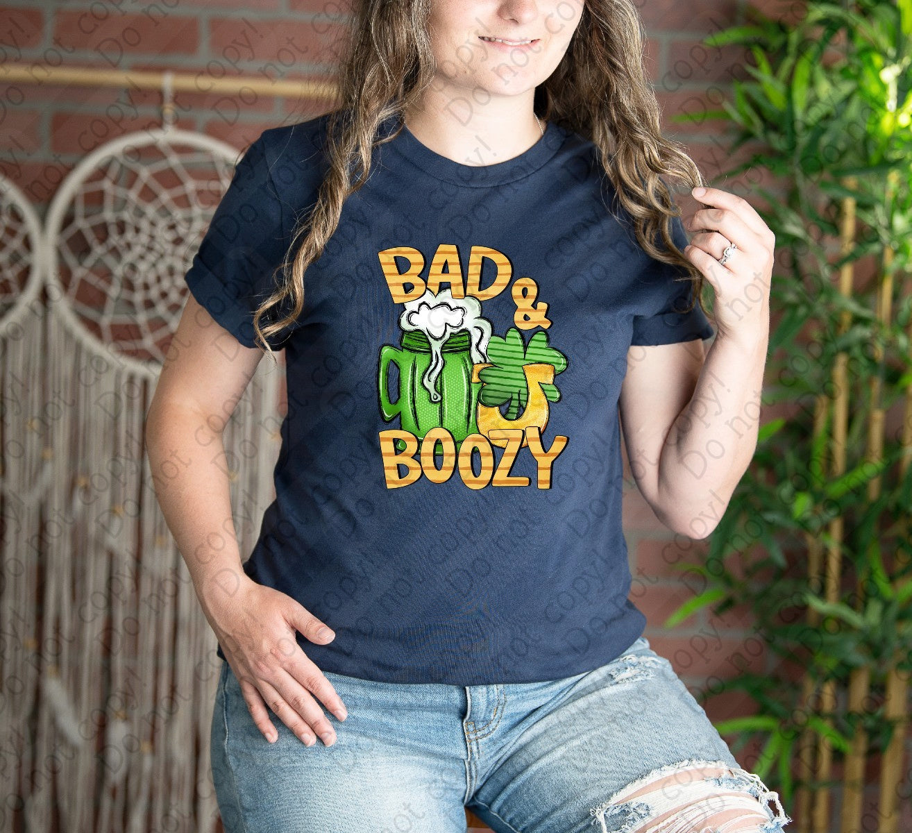 03-164 Bad and Boozy tee