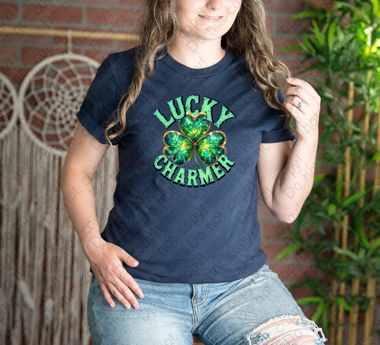 03-165 A Feminine - Lucky Charmer tee