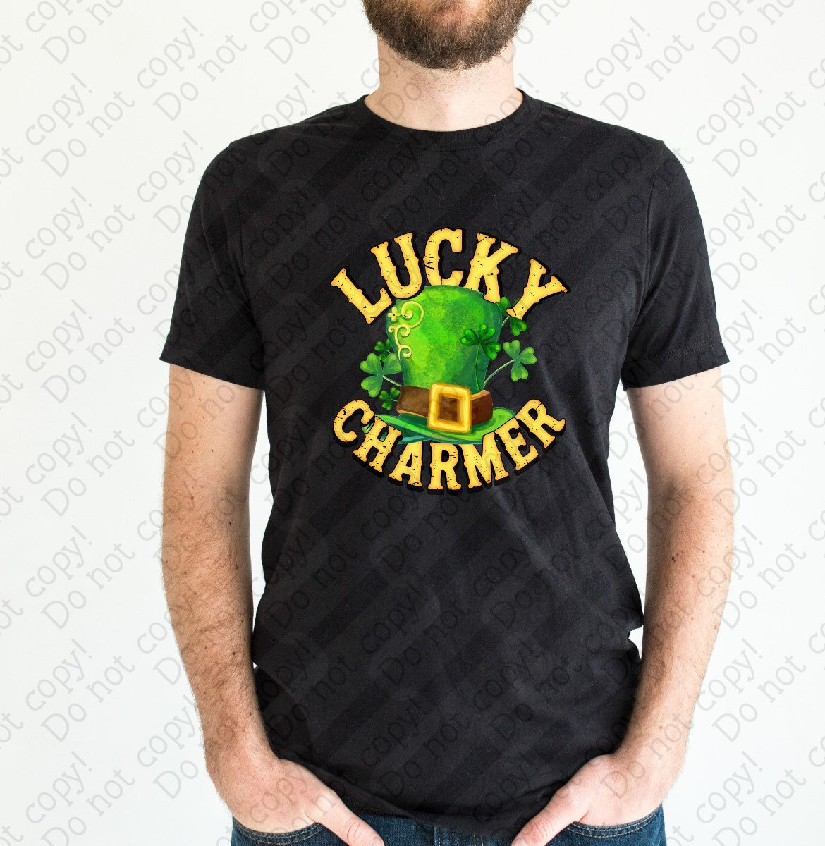 03-165 B Masculine - Lucky Charmer tee