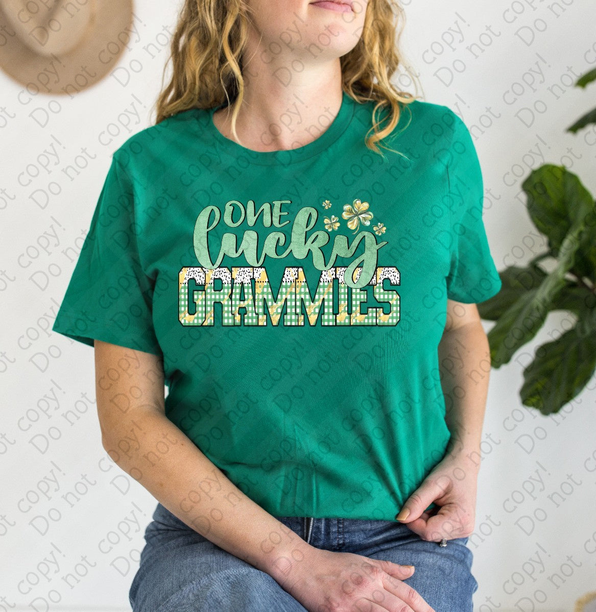 03-166 D One Lucky Grammies tee