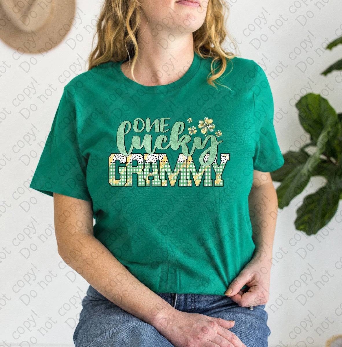 03-166 E One Lucky Grammy tee