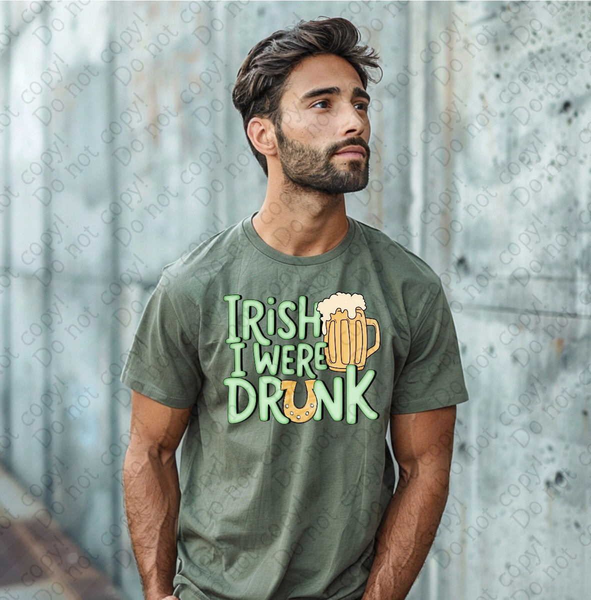03-167 Irish I were drunk tee