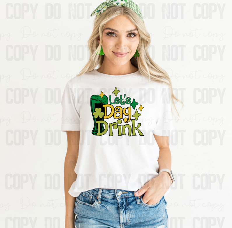03-171 Let's Day Drink tee
