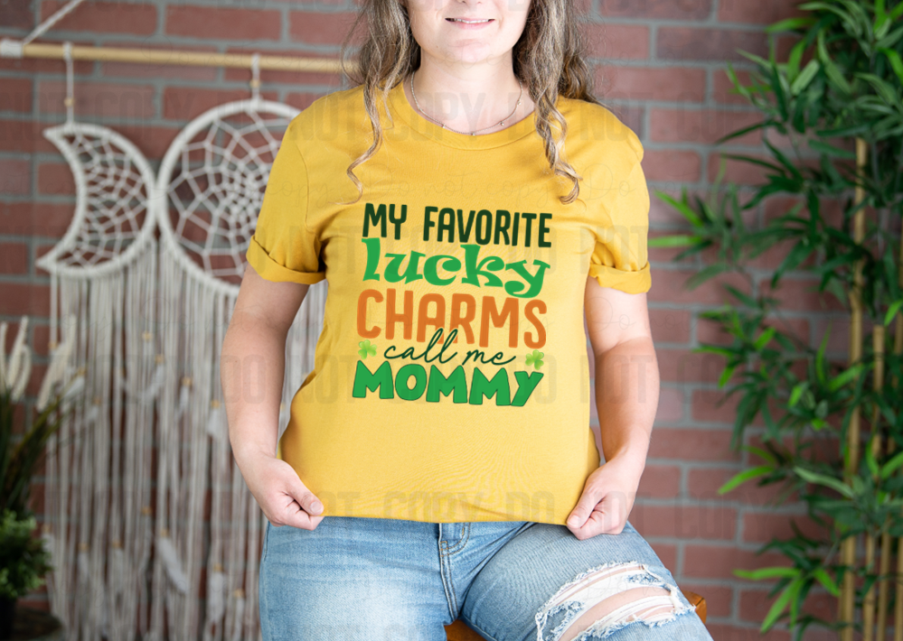 03-180 My Favorite Lucky Charms Call me Mommy tee