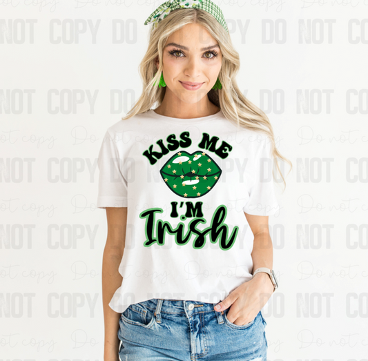 03-20 Kiss Me I'm Irish Wholesale Completed Tee