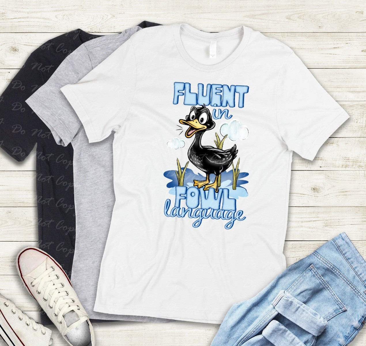 03-39 Fluent In Fowl Language tee