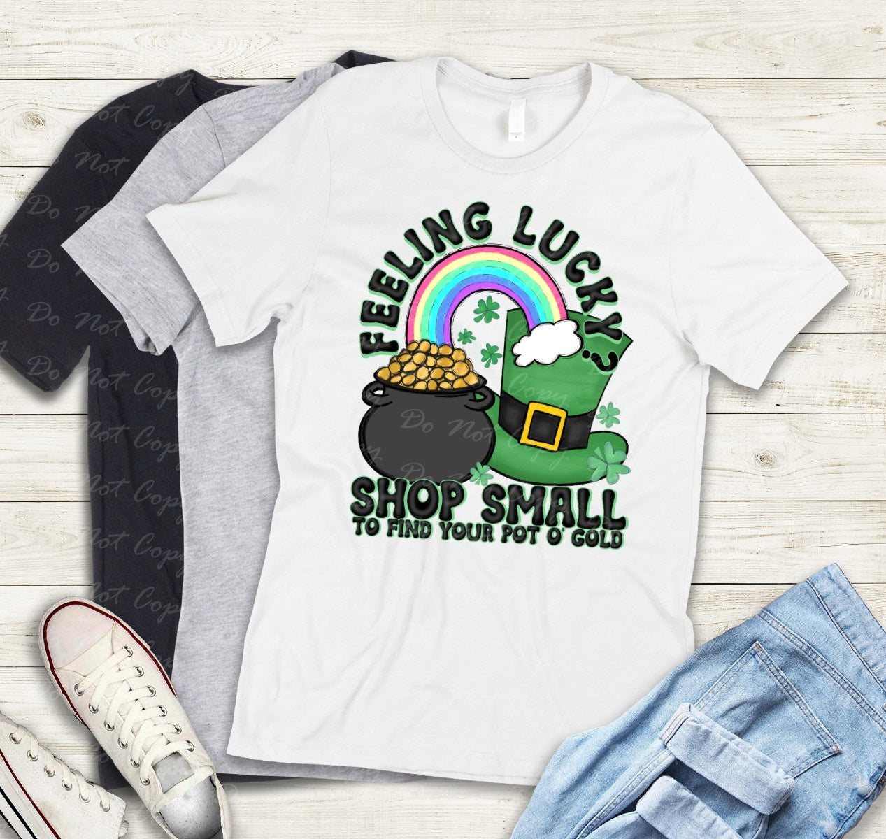 03-40 Feeling Lucky Shop Small tee