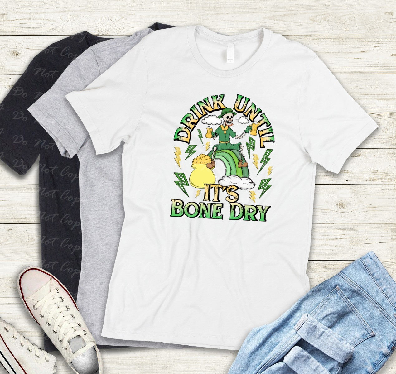 03-46 Drink Until It's Bone Dry tee