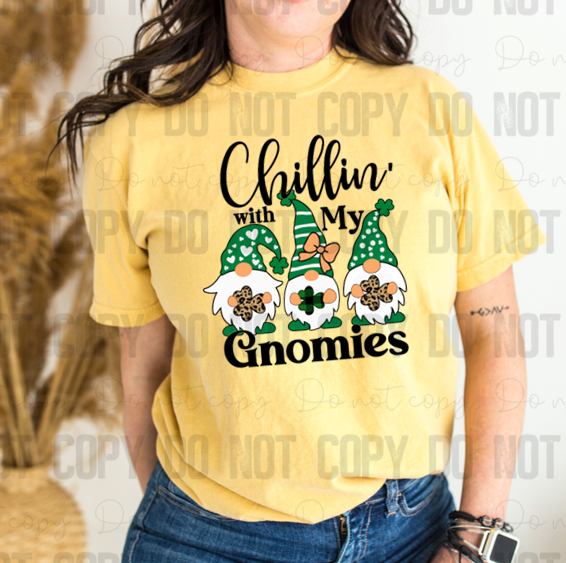 03-62 Chillin with my Gnomies tee