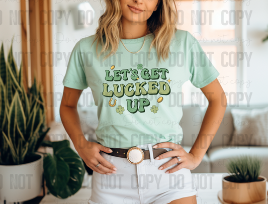 03-78 Let's Get Lucked Up tee